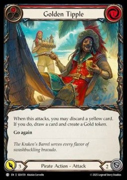 Golden Tipple (Red) (Rainbow Foil) - High Seas (Common) [SEA-159]