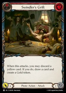 Swindler's Grift (Red) (Regular) - High Seas (Common) [SEA-169]