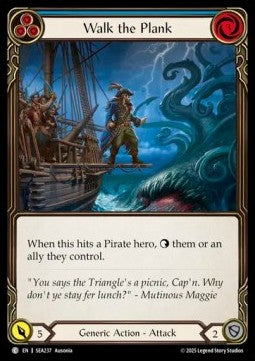 Walk the Plank (Blue) (Regular) - High Seas (Common) [SEA-237]