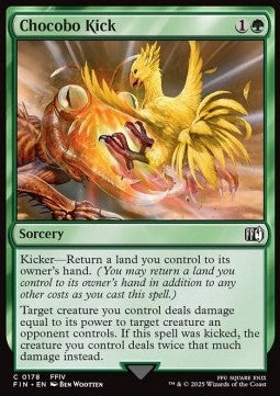 Chocobo Kick - Magic: The Gathering - FINAL FANTASY (Common) [FIN-178]