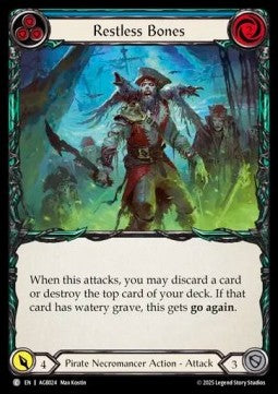 Restless Bones (Blue) (Regular) - Armory Deck: Gravy Bones (Common) [AGB-024]
