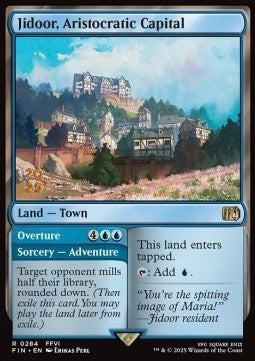 Jidoor, Aristocratic Capital // Overture - Magic: The Gathering - FINAL FANTASY: Promos (Rare) [PFIN-284]