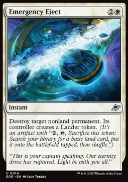 Emergency Eject - Edge of Eternities (Uncommon) [EOE-14]