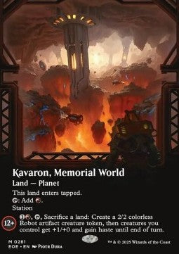 Kavaron, Memorial World (V.1)