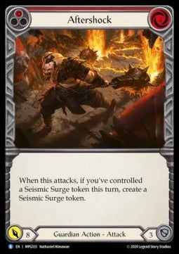 Aftershock (Red) (Regular) - Mastery Pack: Guardian (Rare) [MPG-035]