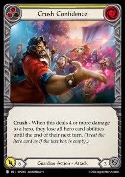 Crush Confidence (Yellow) (Regular) - Mastery Pack: Guardian (Common) [MPG-065]