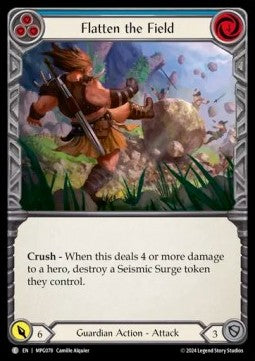 Flatten the Field (Blue) (Regular) - Mastery Pack: Guardian (Common) [MPG-078]