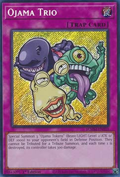 Ojama Trio (V.1 - Secret Rare) - Battles of Legend: Monster Mayhem (Secret Rare) [BLMM-010]