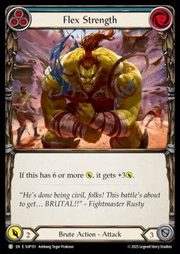 Flex Strength (Blue) (Regular) - Super Slam (Common) [SUP-151]