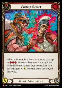Cutting Retort (Rainbow Foil) - Super Slam (Majestic) [SUP-215]