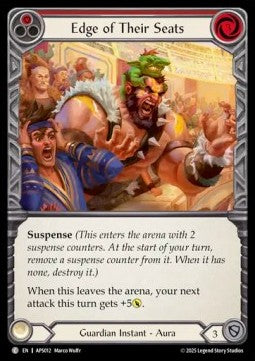Edge of Their Seats (Red) (Regular) - Armory Deck: Pleiades (Common) [APS-012]