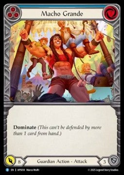 Macho Grande (Blue) (Regular) - Armory Deck: Pleiades (Rare) [APS-018]