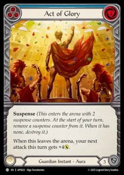 Act of Glory (Blue) (Regular) - Armory Deck: Pleiades (Common) [APS-022]