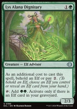 Lys Alana Dignitary - Lorwyn Eclipsed (Uncommon) [ECL-180]