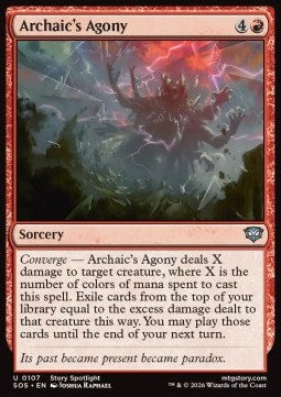 Archaic's Agony - Secrets of Strixhaven (Uncommon) [SOS-107] – Cryptic ...