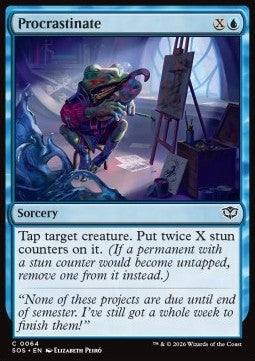 Procrastinate - Secrets of Strixhaven (Common) [SOS-64] – Cryptic Cabin TCG