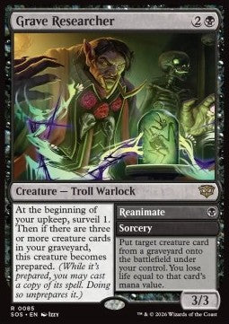 Grave Researcher // Reanimate - Secrets of Strixhaven (Rare) [SOS-85 ...