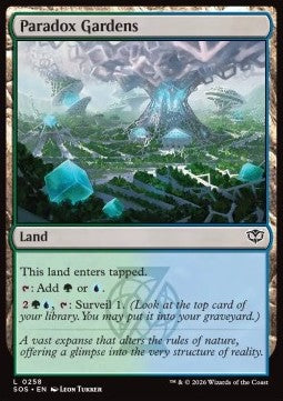 Paradox Gardens - Secrets of Strixhaven (Common) [SOS-258] – Cryptic ...