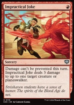 Impractical Joke - Secrets of Strixhaven (Uncommon) [SOS-119] – Cryptic ...