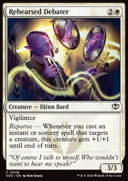 Rehearsed Debater - Secrets of Strixhaven (Common) [SOS-29] – Cryptic ...