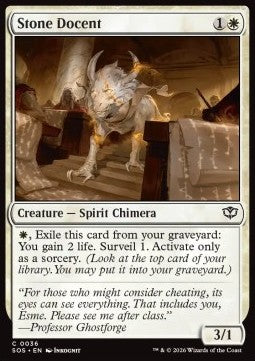 Stone Docent - Secrets of Strixhaven (Common) [SOS-36] – Cryptic Cabin TCG