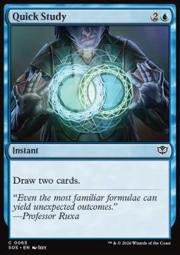 Quick Study - Secrets of Strixhaven (Common) [SOS-65] – Cryptic Cabin TCG