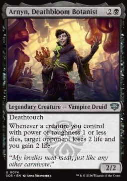 Arnyn, Deathbloom Botanist - Secrets of Strixhaven (Uncommon) [SOS-74 ...