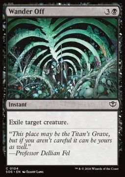 Wander Off - Secrets of Strixhaven (Common) [SOS-104] – Cryptic Cabin TCG