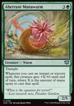 Aberrant Manawurm - Secrets of Strixhaven (Uncommon) [SOS-138 ...